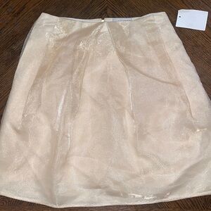 1.STATE Womens Size 2 gold formal Miniskirt ~ NWT